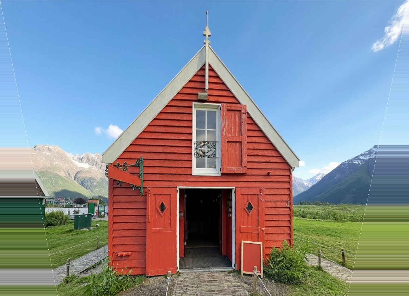 Wide-angle corrected