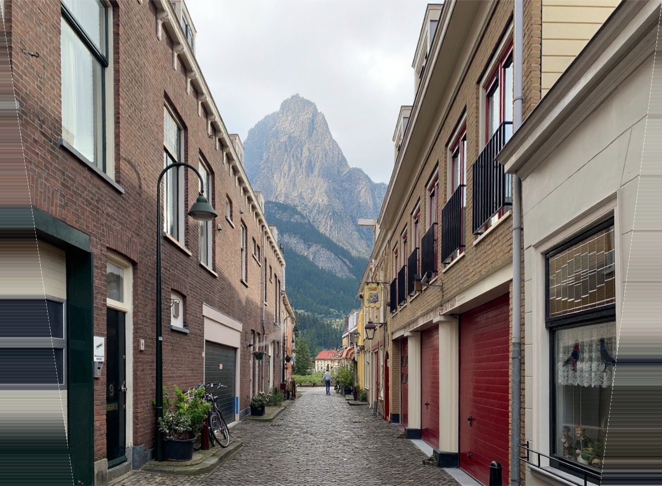 Wide-angle corrected