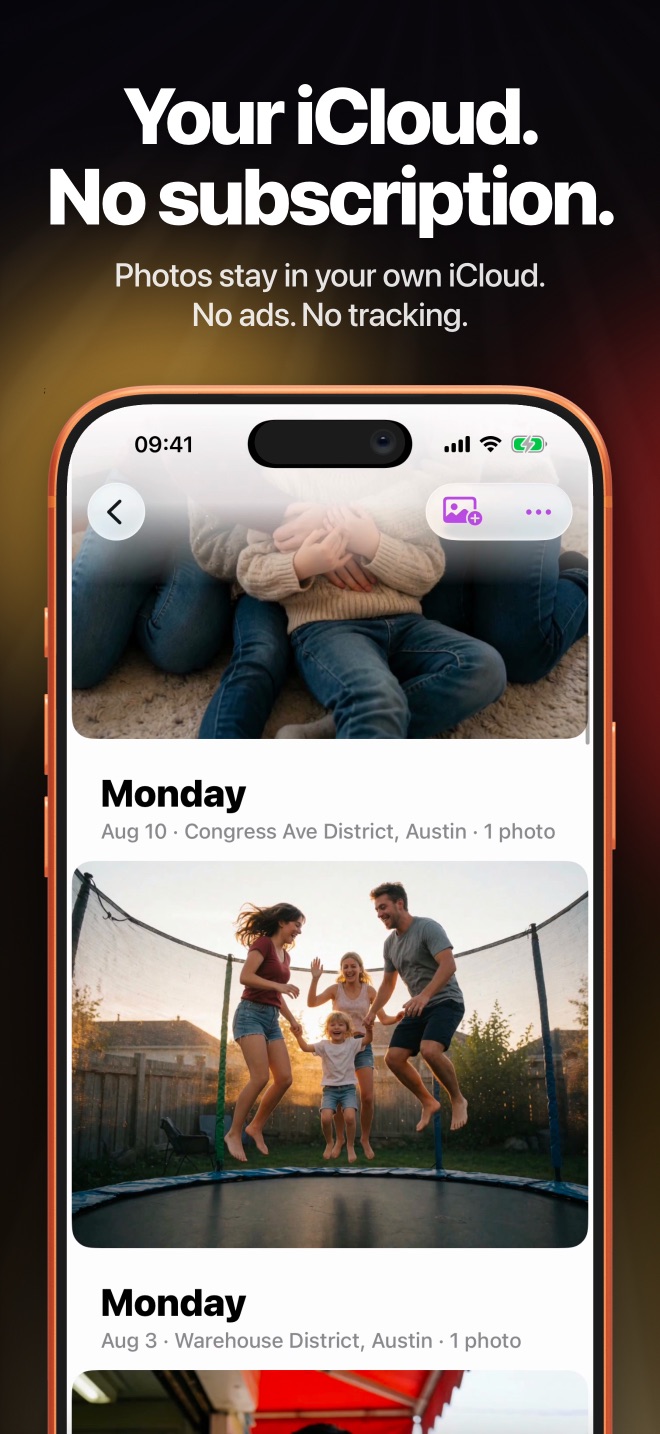 Your iCloud, no subscription
